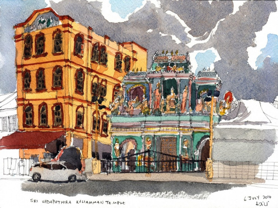 Альбом для акварели Strathmore "300 Series", 300гр/м2, 22,9х30,5см 12л, спираль по короткой стороне